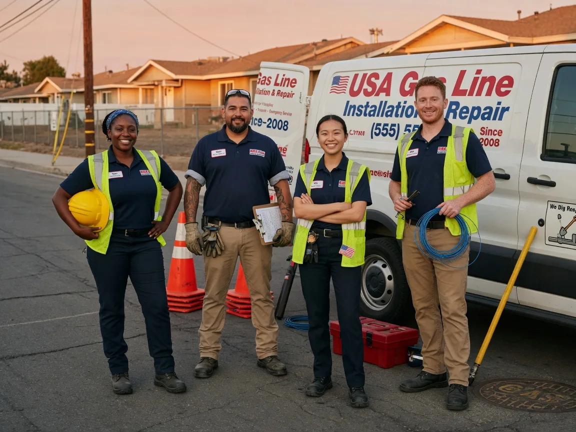 Gas Line Installation company in Corn, OK